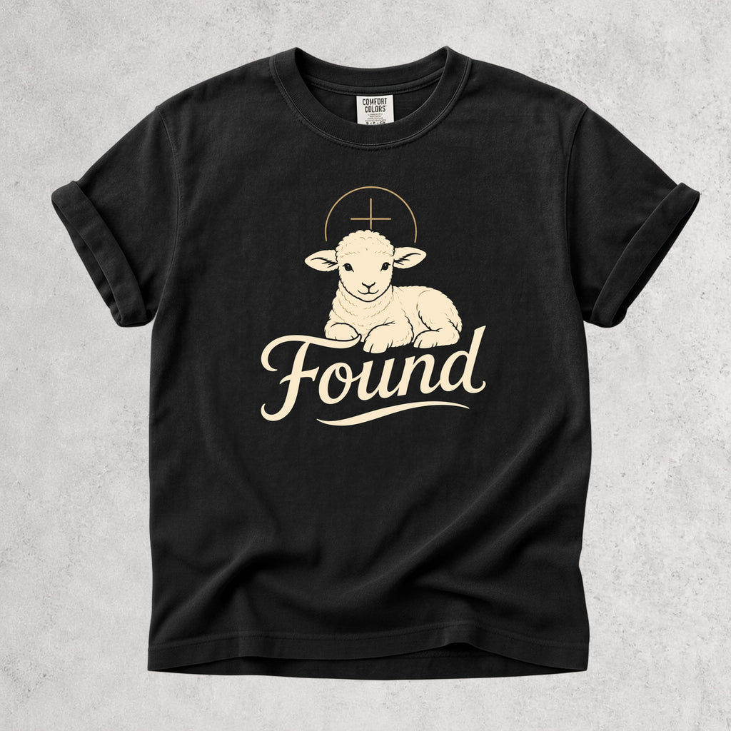 Printify T-Shirt Black / S Found