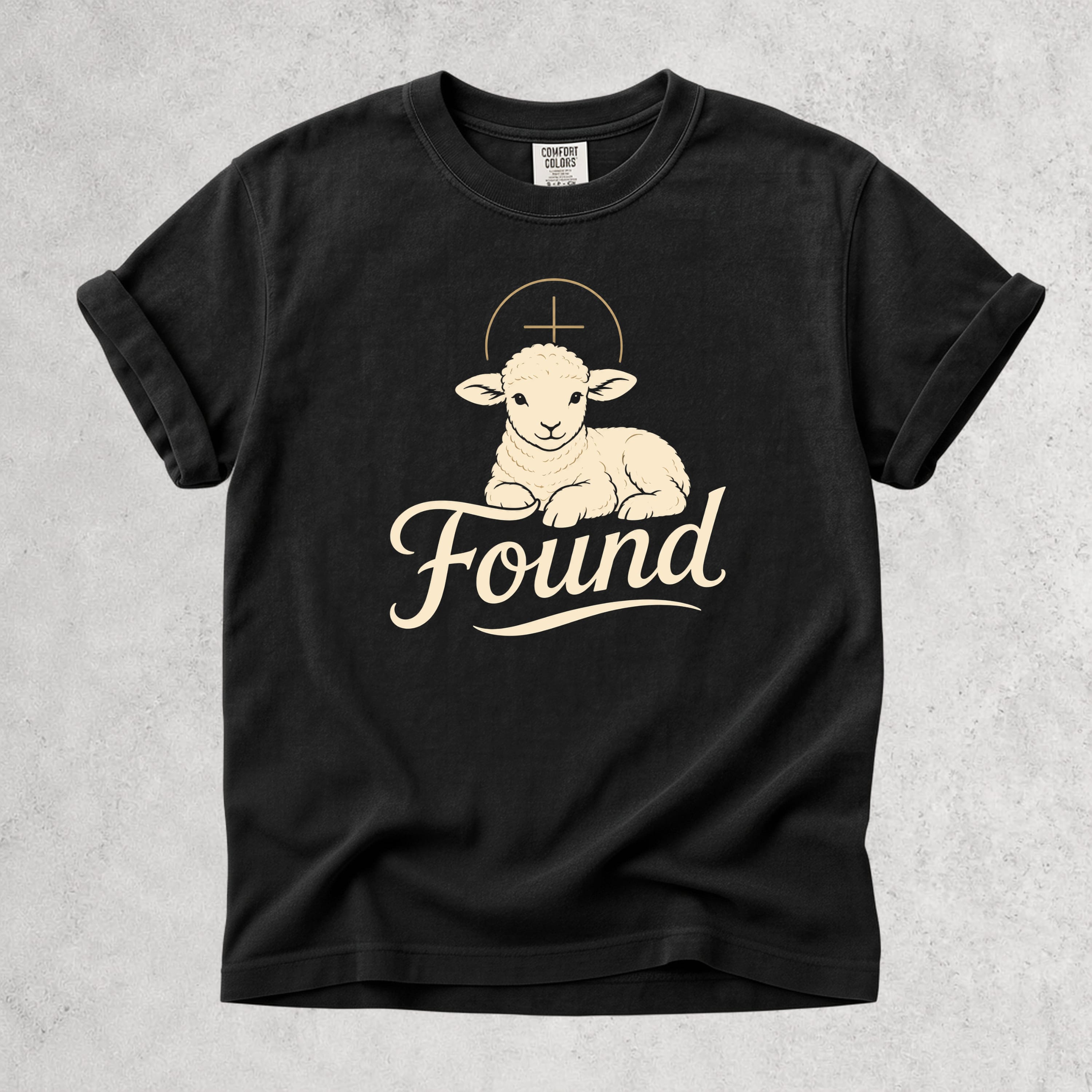 Printify T-Shirt Black / S Found