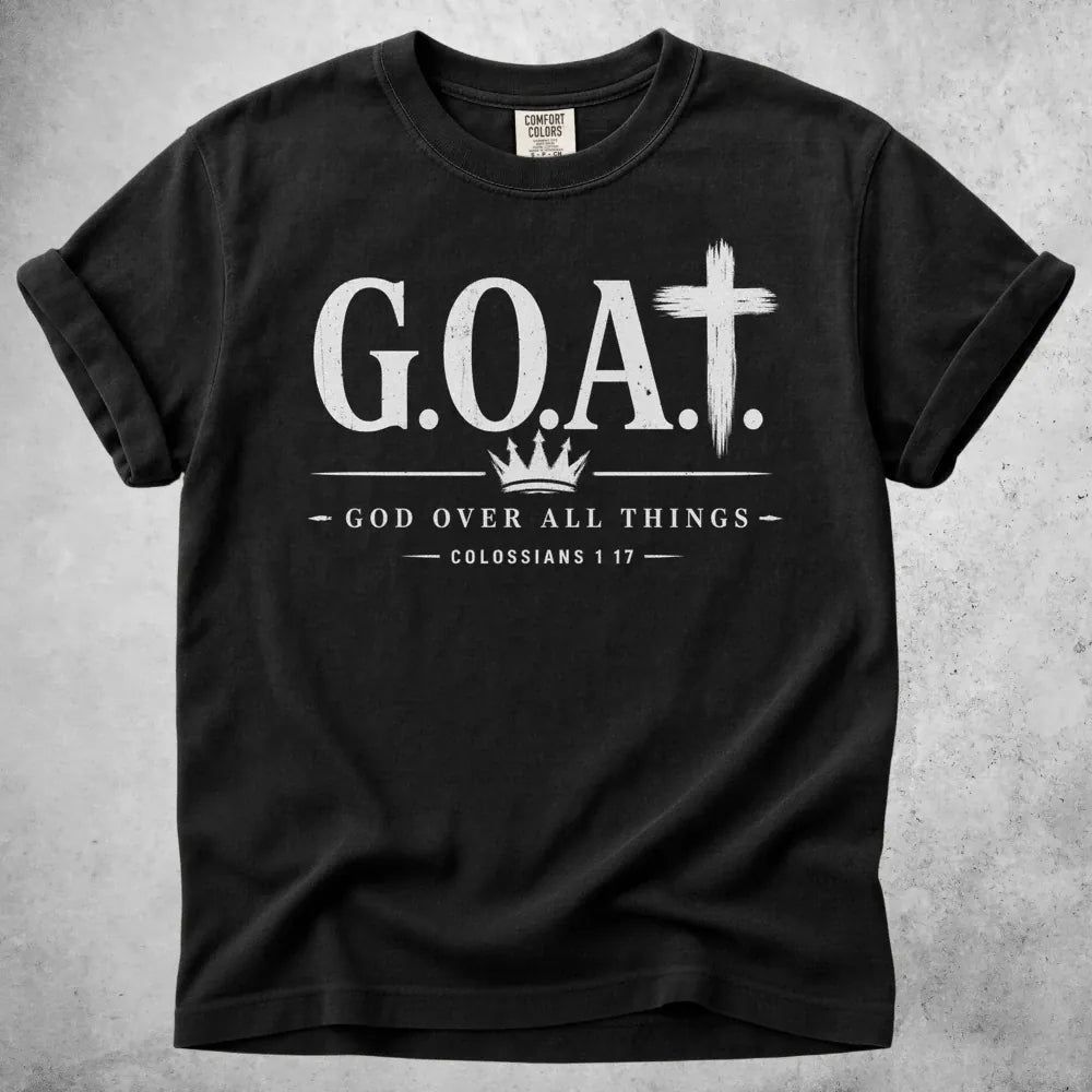 Printify T-Shirt Black / S God Over All T-Shirt