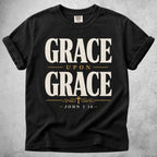 Printify T-Shirt Black / S Grace Upon Grace T-Shirt
