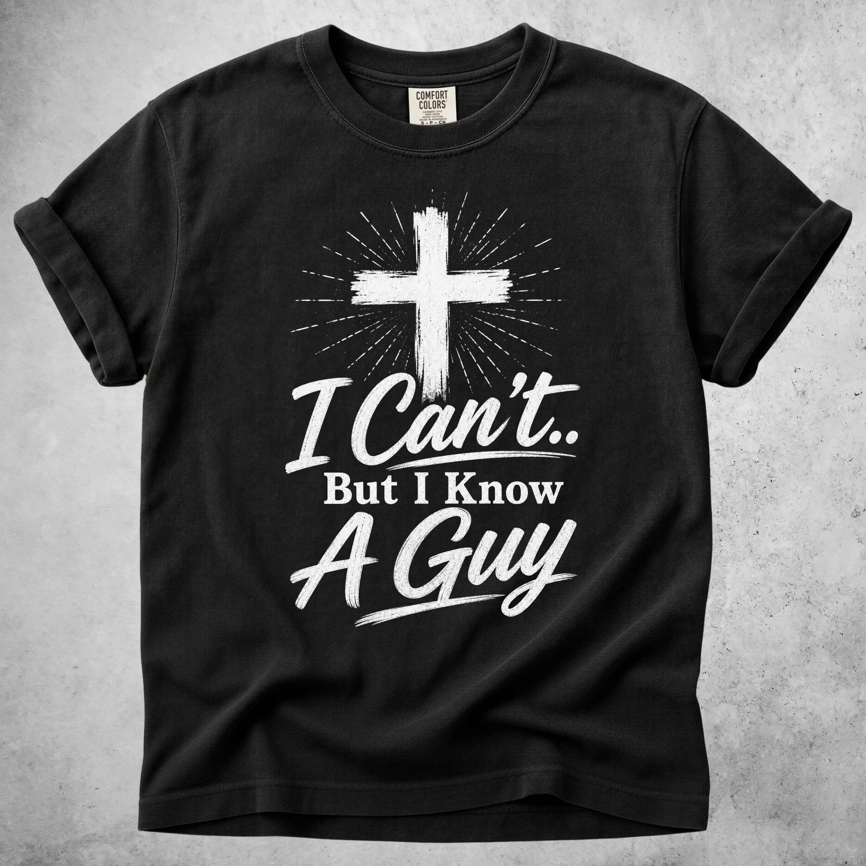 Printify T-Shirt Black / S I Can't