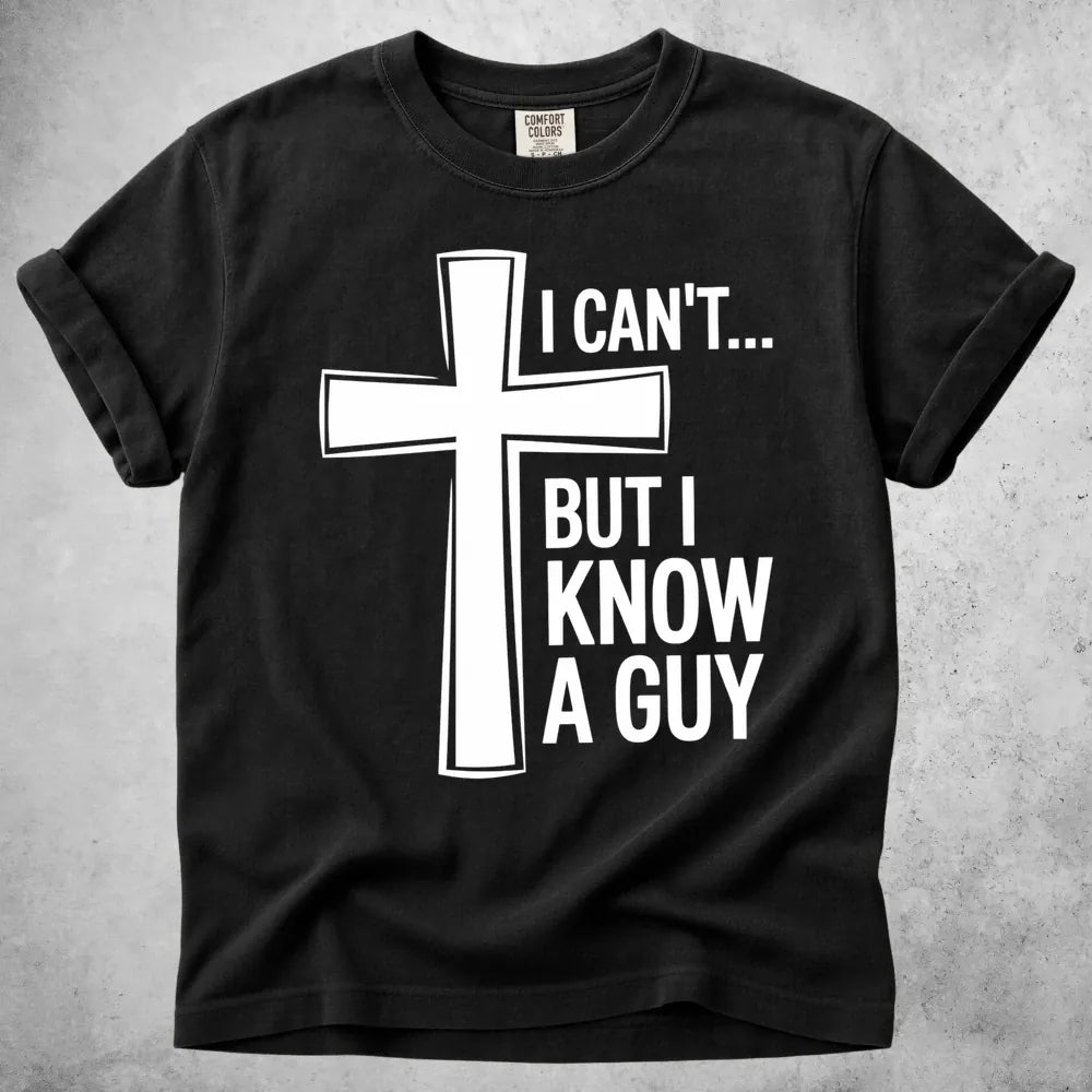 Printify T-Shirt Black / S I Know a Guy T-Shirt