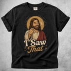 Printify T-Shirt Black / S i saw that funny meme T-Shirt