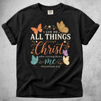Printify T-Shirt Black / S Philippians 4-13 T-Shirt