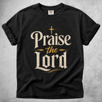 Printify T-Shirt Black / S Praise the Lord T-Shirt