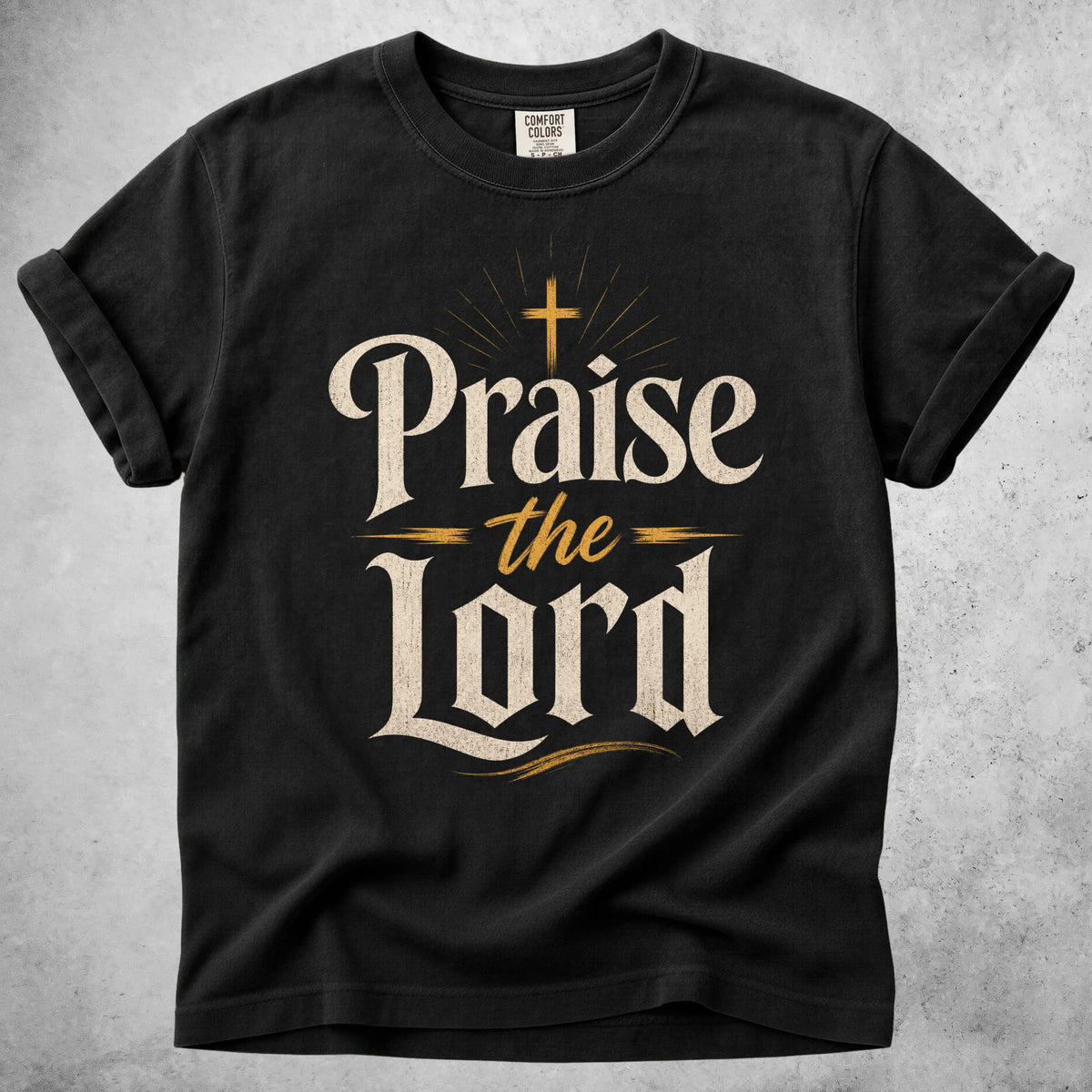 Printify T-Shirt Black / S Praise the Lord T-Shirt