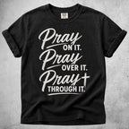 Printify T-Shirt Black / S Pray On T-Shirt