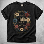 Printify T-Shirt Black / S TRUST IN THE LORD - T-Shirt