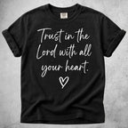 Printify T-Shirt Black / S Trust in the Lord T-Shirt