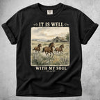 Printify T-Shirt Black / S Well With Soul T-Shirt