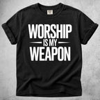 Printify T-Shirt Black / S WORSHIP - T-Shirt
