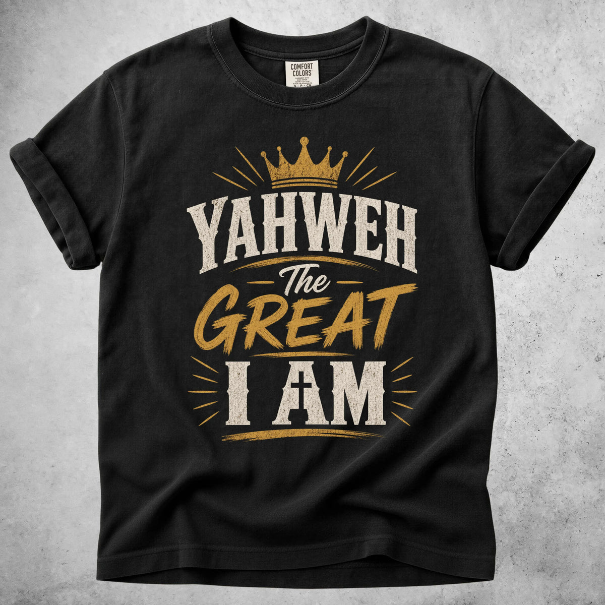 Printify T-Shirt Black / S YAHWEH The GREAT I AM T-Shirt