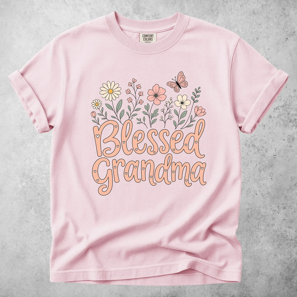 Printify T-Shirt Blossom / S Blessed Grandma T-Shirt