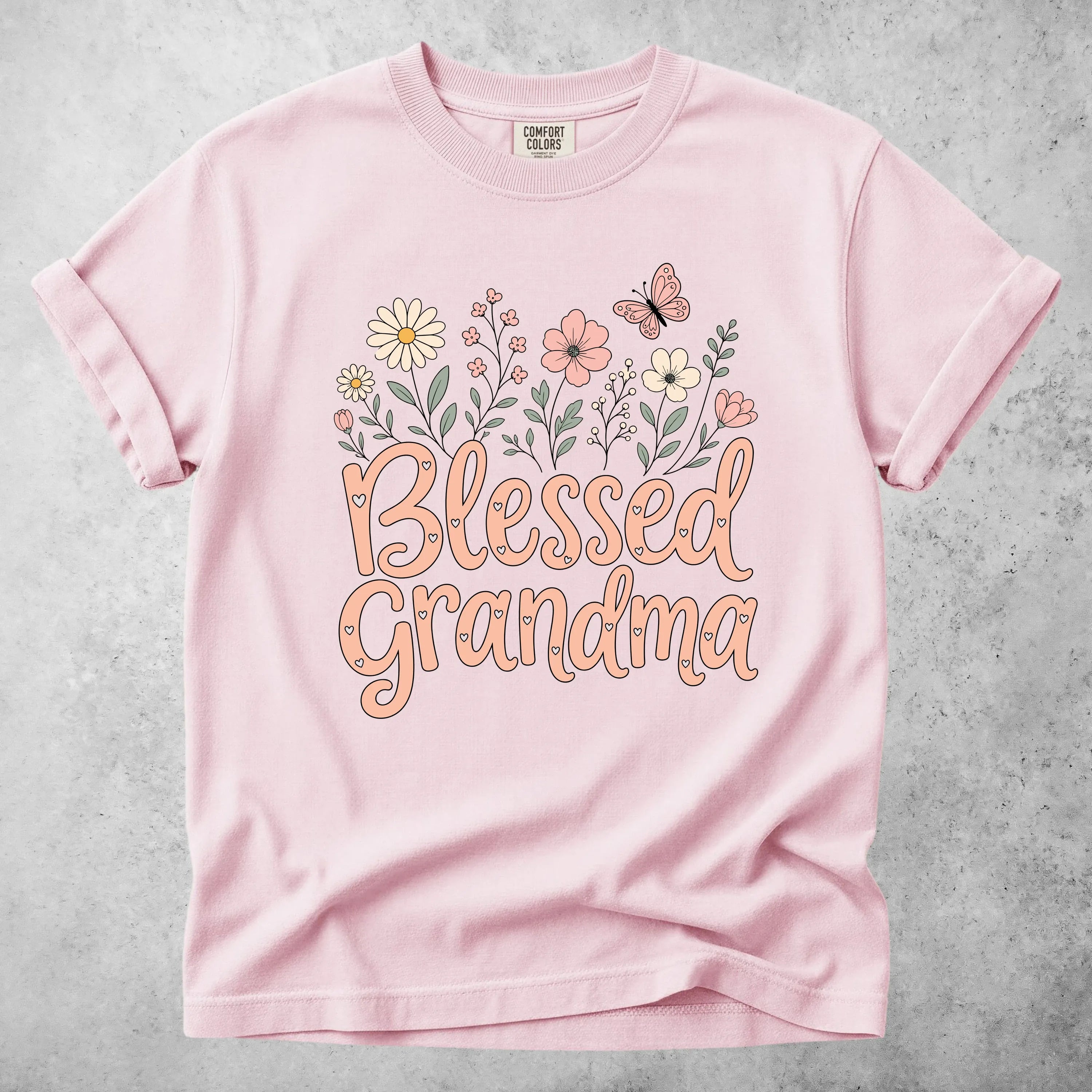 Printify T-Shirt Blossom / S Blessed Grandma T-Shirt