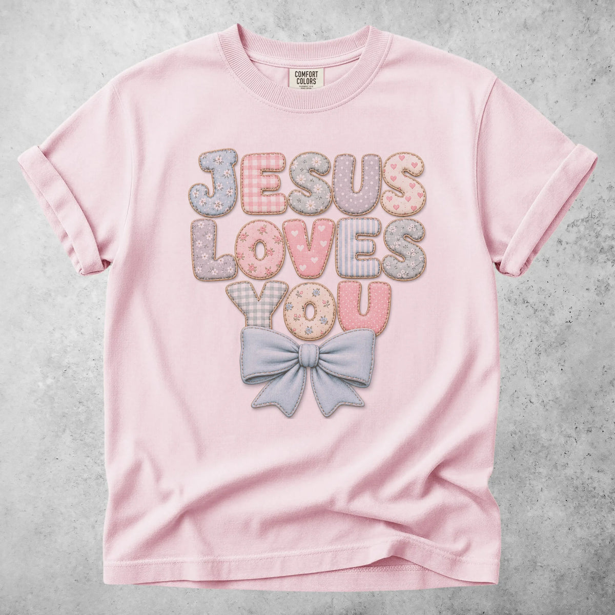 Printify T-Shirt Blossom / S JESUS LOVES YOU T-Shirt