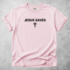 Printify T-Shirt Blossom / S JESUS SAVES T-Shirt