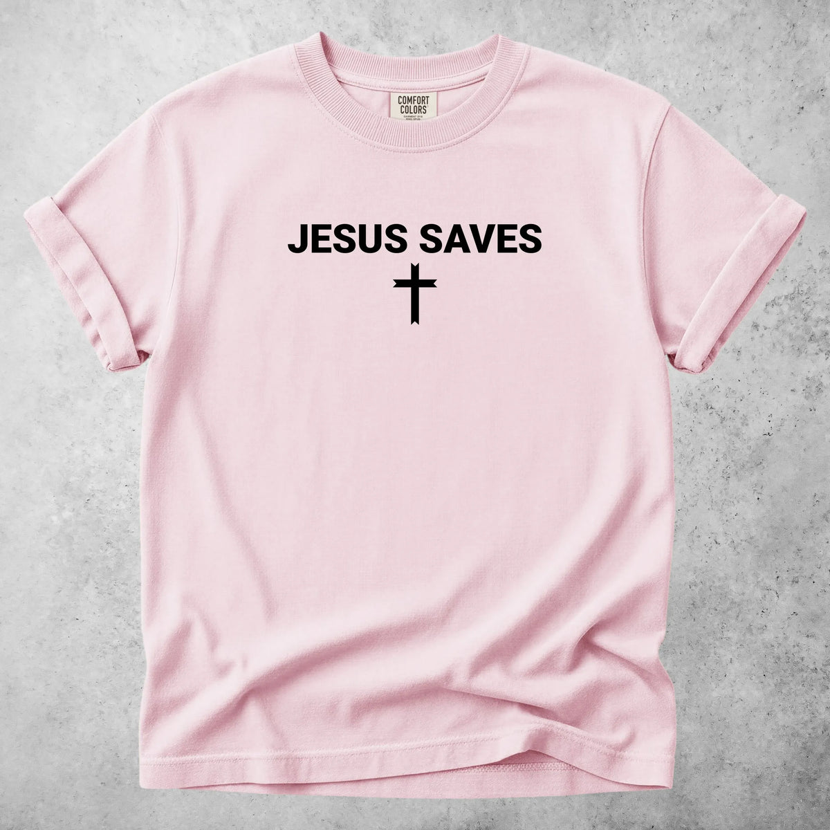 Printify T-Shirt Blossom / S JESUS SAVES T-Shirt