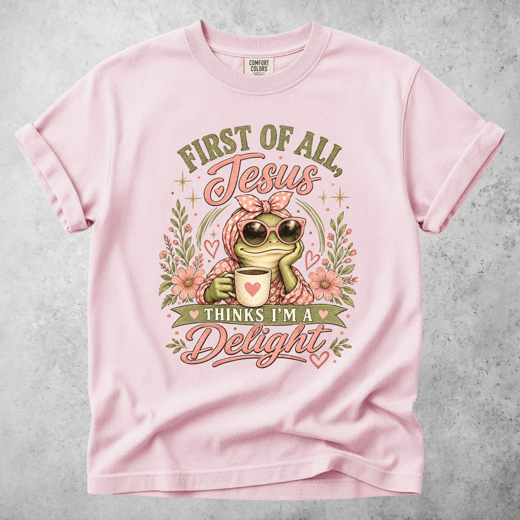 Printify T-Shirt Blossom / S Jesus Thinks I’m a Delight - Shirt