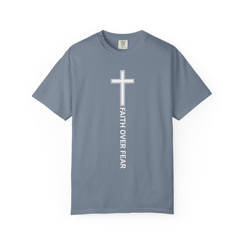 Printify T-Shirt Blue Jean / 3XL Faith Over Fear T-Shirt