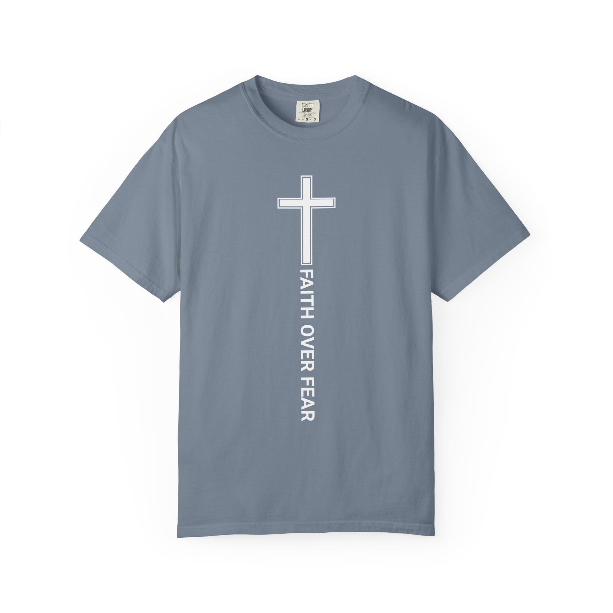 Printify T-Shirt Blue Jean / 3XL Faith Over Fear T-Shirt