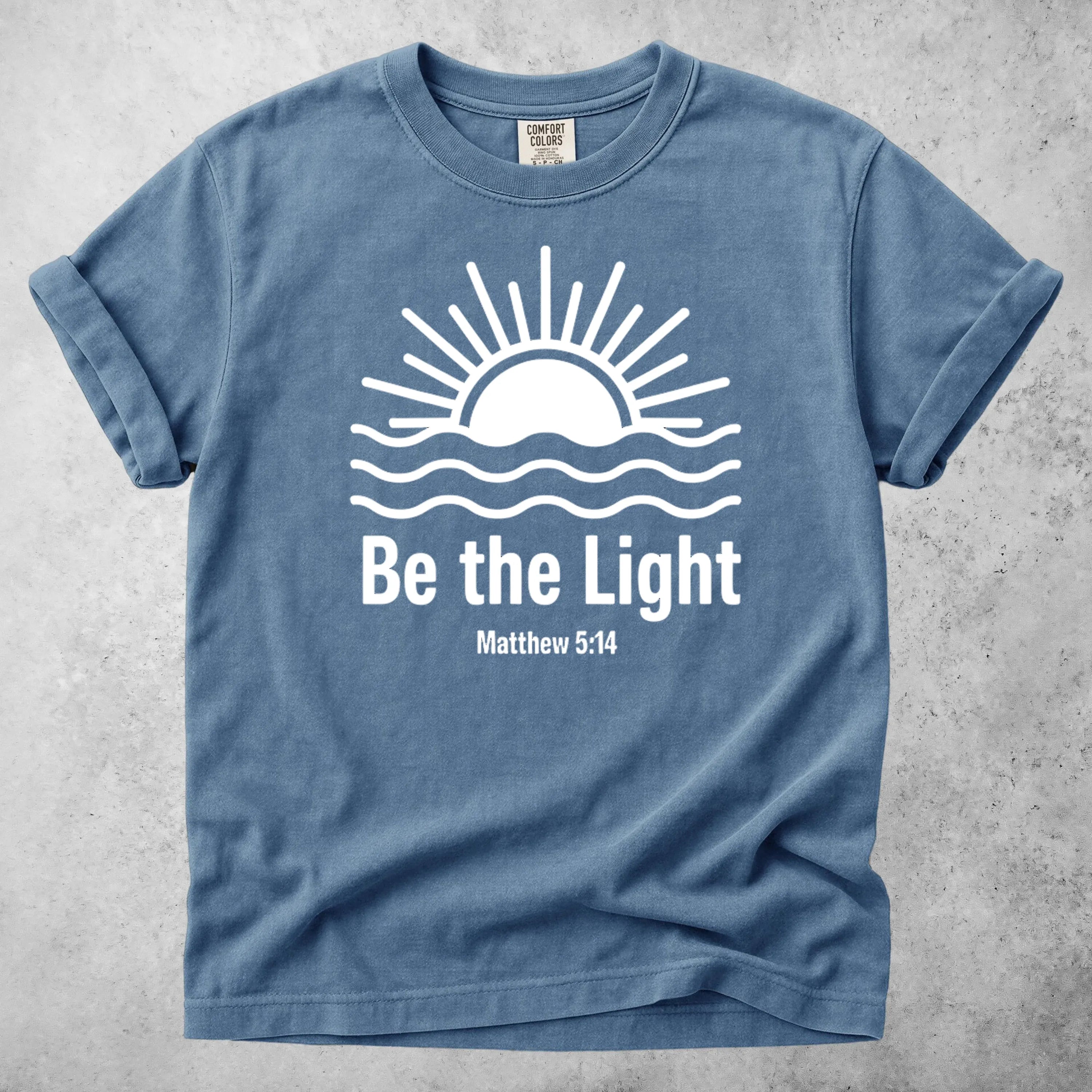 Printify T-Shirt Blue Jean / S Be the Light