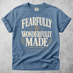 Printify T-Shirt Blue Jean / S Fearfully and Wonderfully T-Shirt