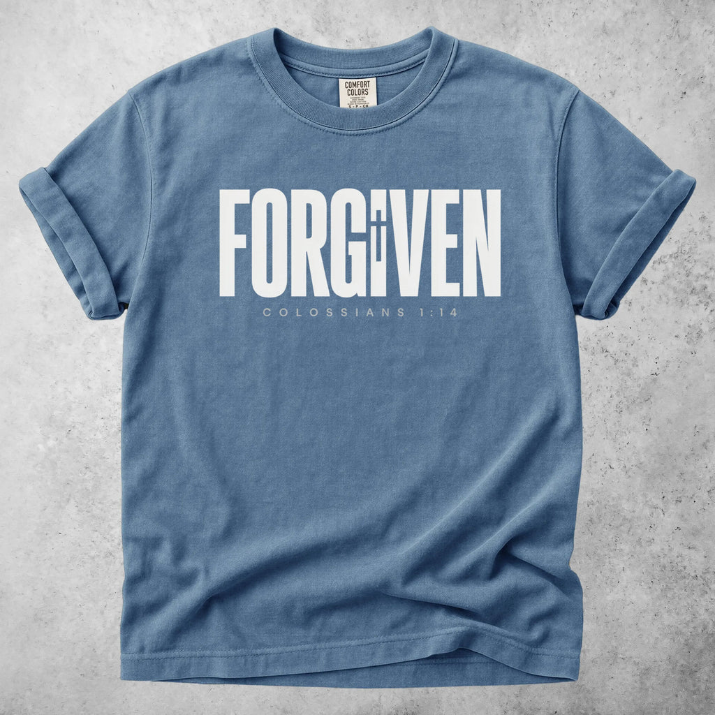 Printify T-Shirt Blue Jean / S FORGIVEN - T-Shirt