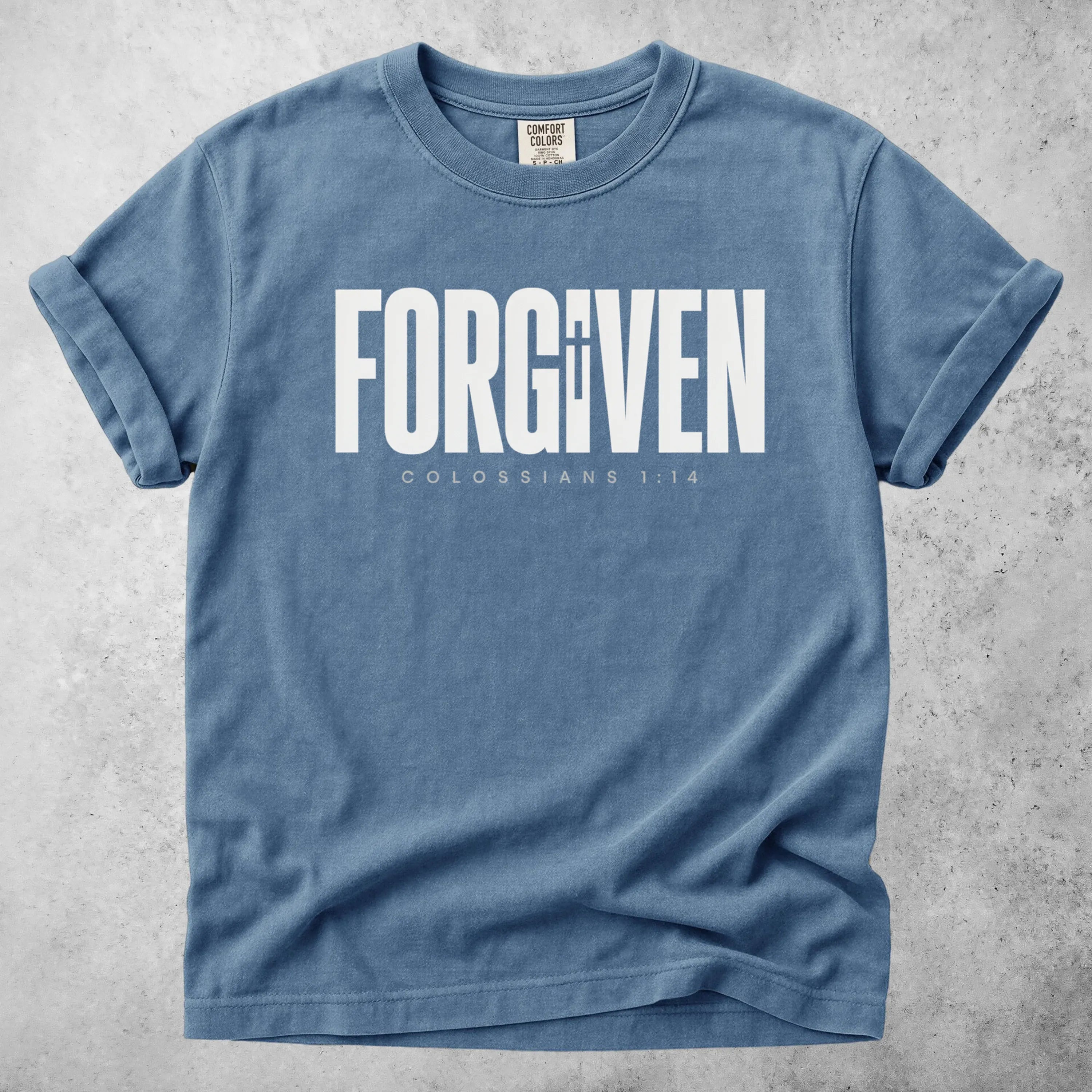 Printify T-Shirt Blue Jean / S FORGIVEN - T-Shirt