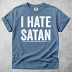 Printify T-Shirt Blue Jean / S I Hate Satan T-Shirt