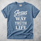 Printify T-Shirt Blue Jean / S Jesus IS THE WAY