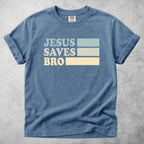 Printify T-Shirt Blue Jean / S Jesus Saves Bro T-Shirt