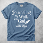 Printify T-Shirt Blue Jean / S Journaling My Walk with God T-Shirt