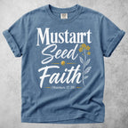 Printify T-Shirt Blue Jean / S Mustard Seed T-Shirt