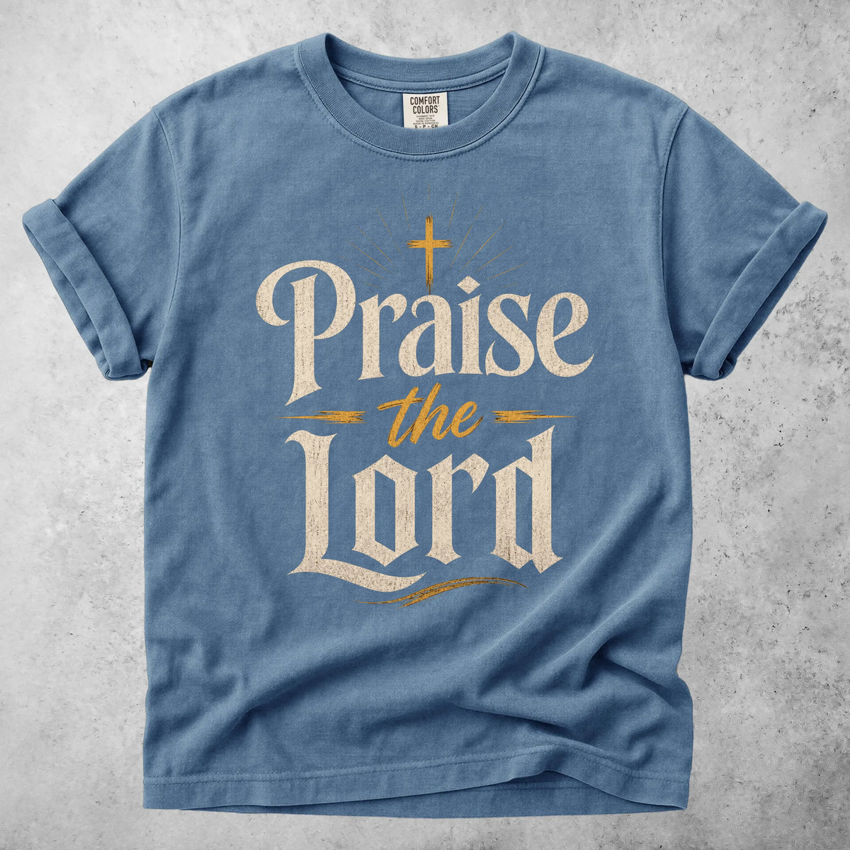 Printify T-Shirt Blue Jean / S Praise the Lord T-Shirt