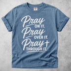 Printify T-Shirt Blue Jean / S Pray On T-Shirt