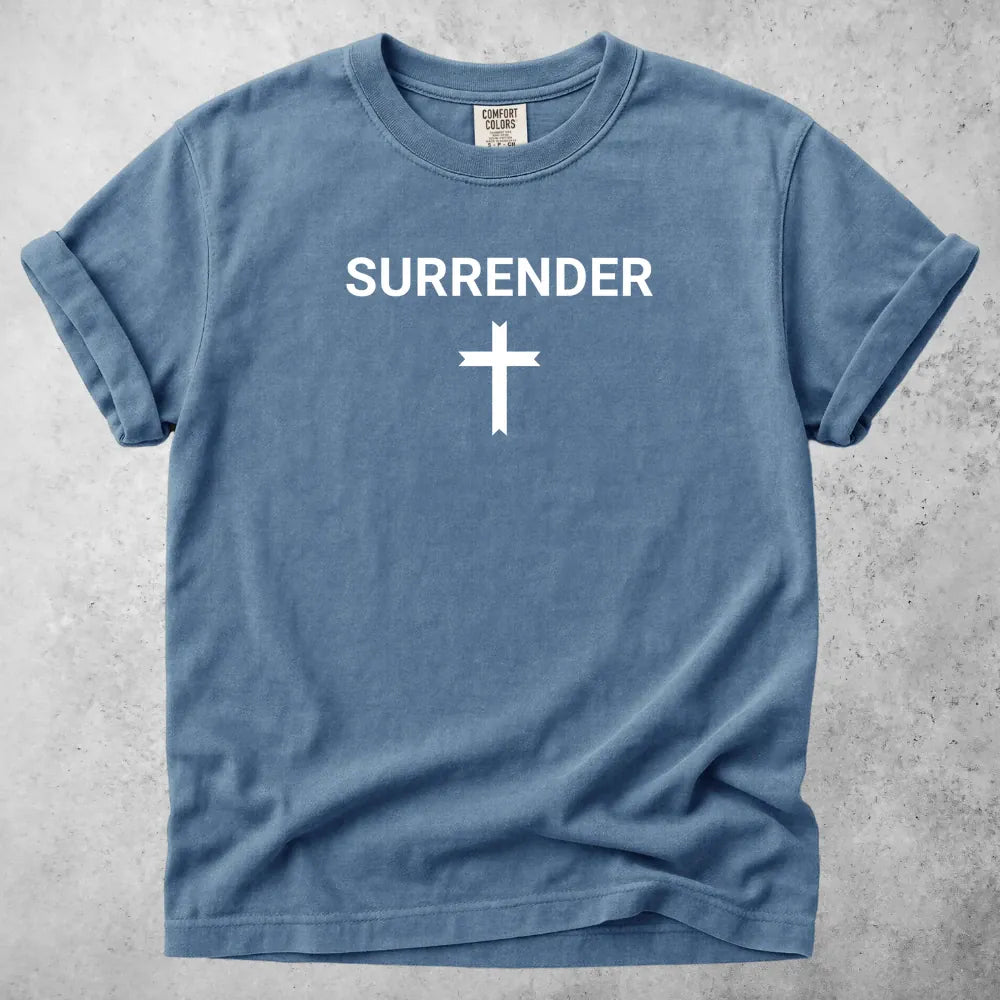 Printify T-Shirt Blue Jean / S Surrender T-Shirt