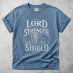 Printify T-Shirt Blue Jean / S THE LORD IS MY STRENGTH - T-Shirt