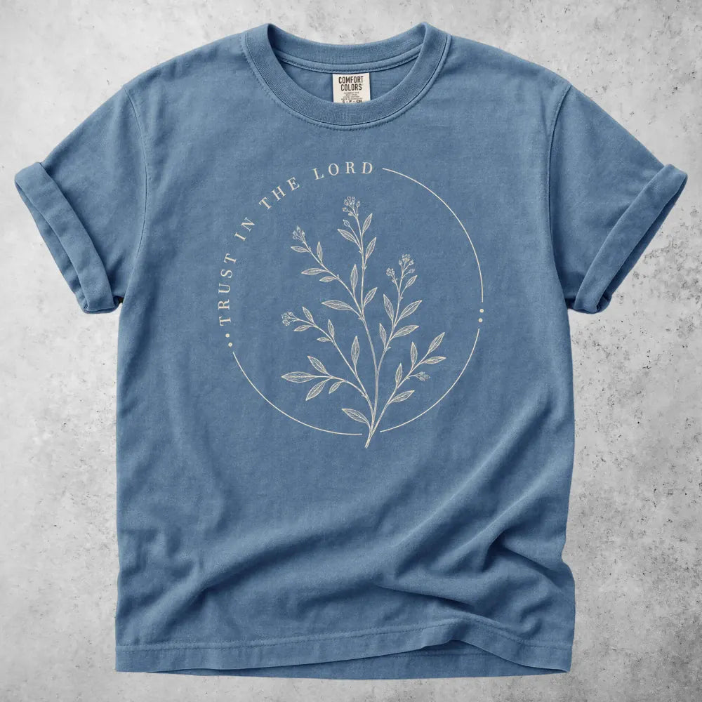 Printify T-Shirt Blue Jean / S Trust in the Lord T-Shirt