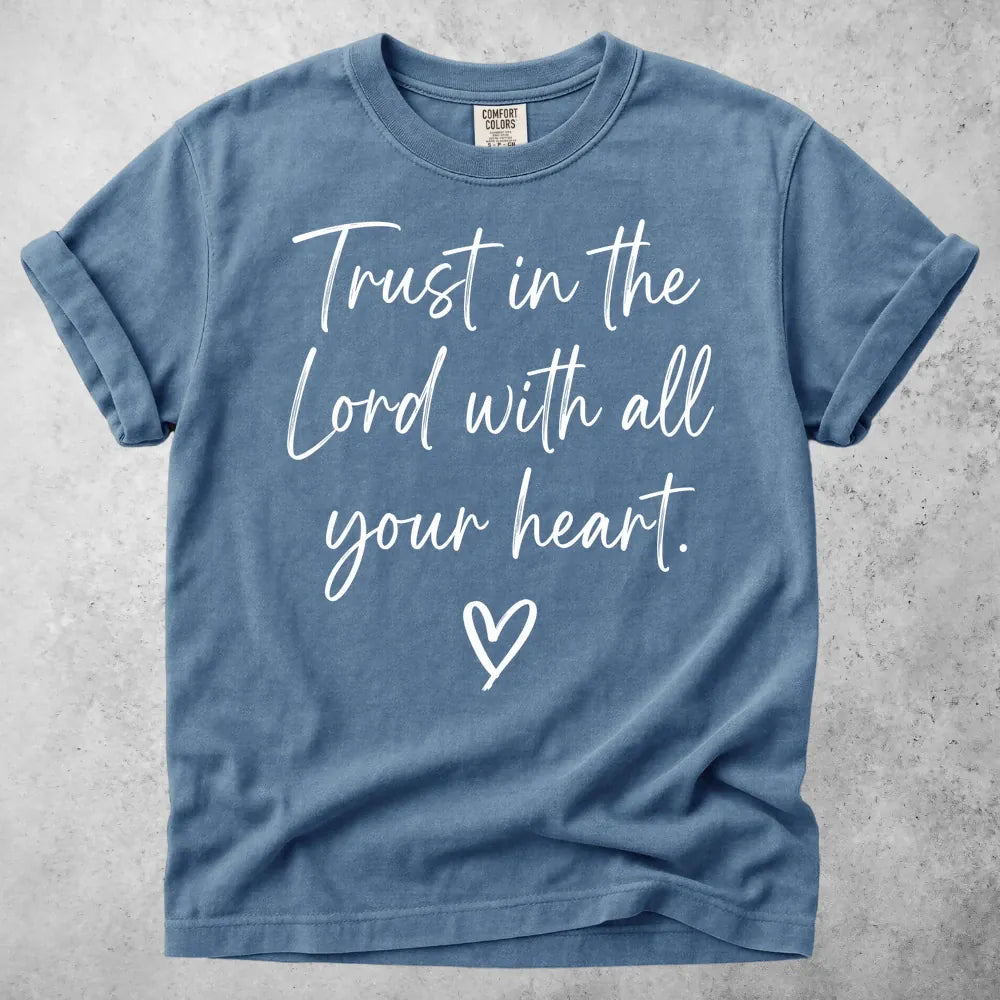 Printify T-Shirt Blue Jean / S Trust in the Lord T-Shirt