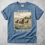 Printify T-Shirt Blue Jean / S Well With Soul T-Shirt