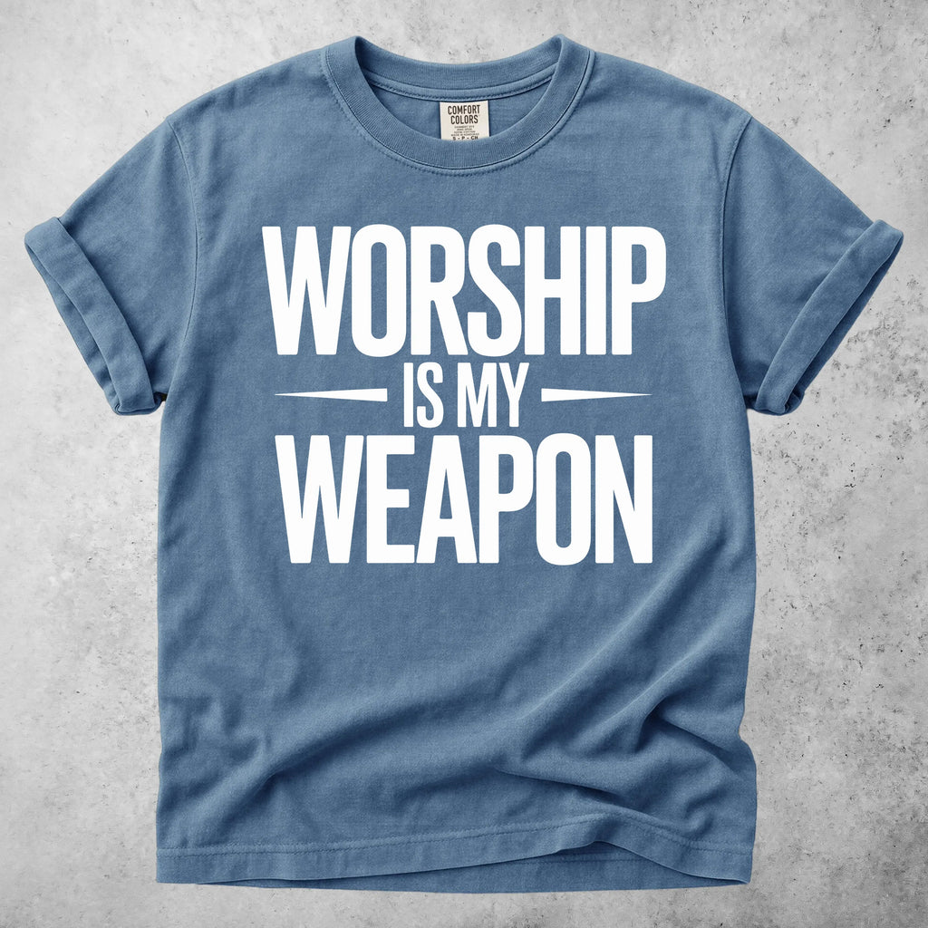 Printify T-Shirt Blue Jean / S WORSHIP - T-Shirt
