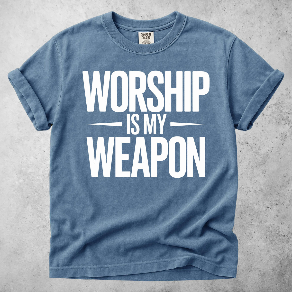 Printify T-Shirt Blue Jean / S WORSHIP - T-Shirt