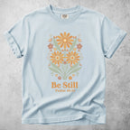 Printify T-Shirt Chambray / S Be Still – Psalm 46:10 T-Shirt