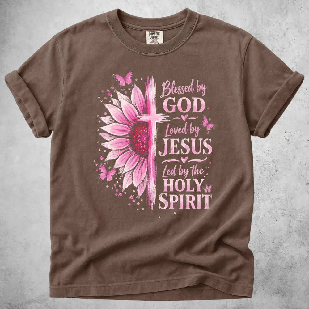 Printify T-Shirt Espresso / M Blessed by God - T-Shirt