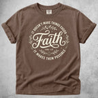 Printify T-Shirt Espresso / S Faith T-Shirt
