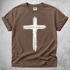 Printify T-Shirt Espresso / S Faithful Fatherhood Cross T-Shirt