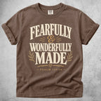 Printify T-Shirt Espresso / S Fearfully and Wonderfully T-Shirt