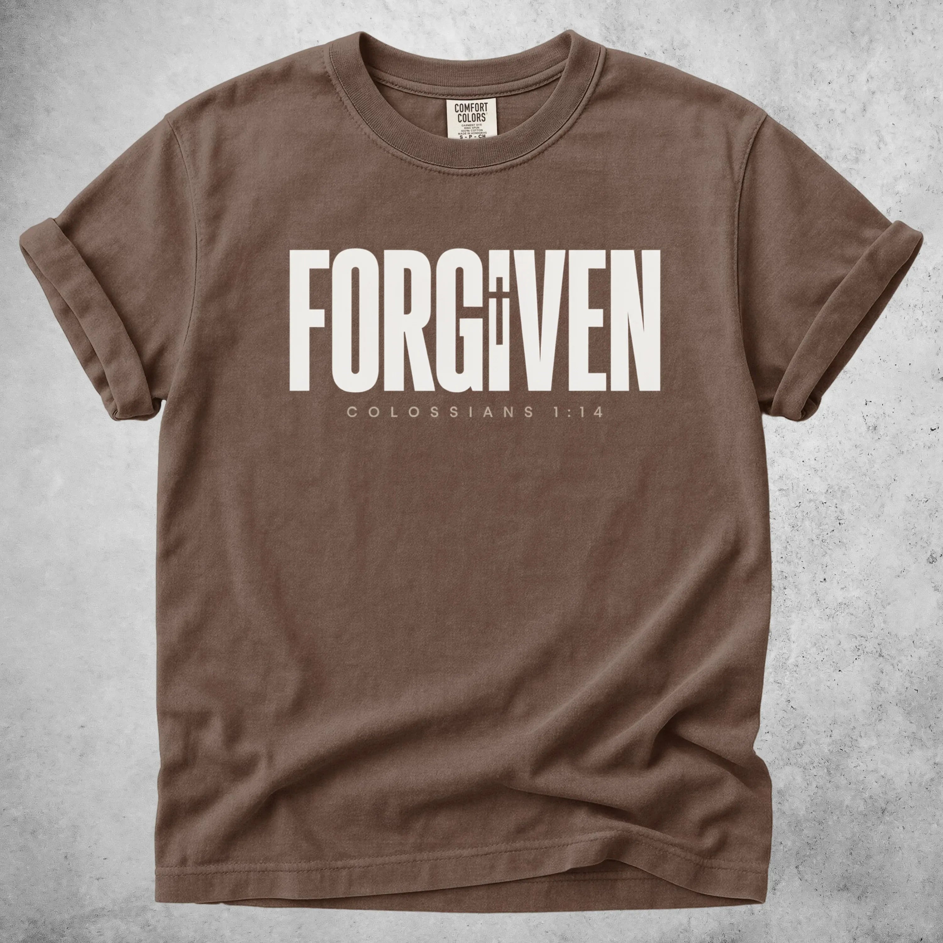 Printify T-Shirt Espresso / S FORGIVEN - T-Shirt