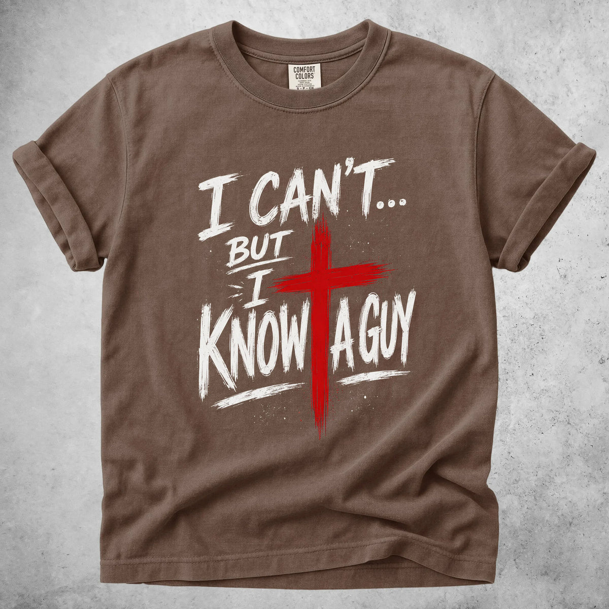 Printify T-Shirt Espresso / S I Can't.. But I know a Guy - T-Shirt