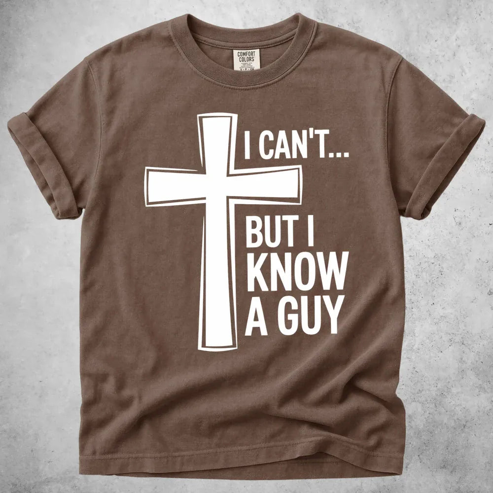 Printify T-Shirt Espresso / S I Know a Guy T-Shirt